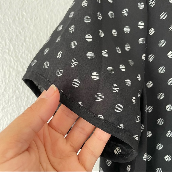 SPENSE Polka Dot Women’s Tunic Blouse | S - Picture 2 of 9